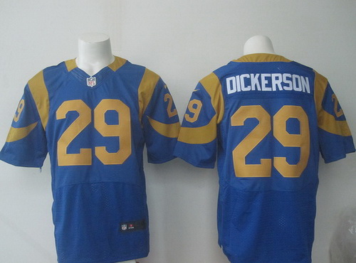 Men's Los Angeles Rams #29 Eric Dickerson Royal Blue Retired Player NFL Nike Elite Jersey