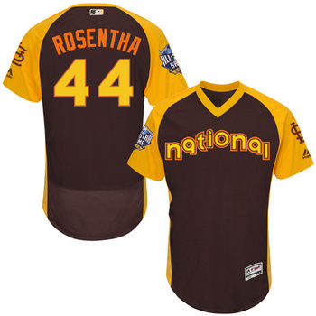 Trevor Rosenthal Brown 2016 All-Star Jersey - Men's National League St. Louis Cardinals #44 Flex Base Majestic MLB Collection Jersey