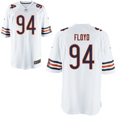 Youth Chicago Bears #94 Leonard Floyd White Road NFL Nike Game Jersey 