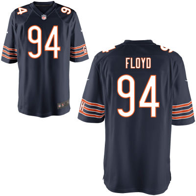 Youth Chicago Bears #94 Leonard Floyd Navy Blue Team Color NFL Nike Game Jersey 