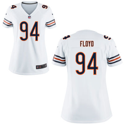 Women's Chicago Bears #94 Leonard Floyd White Road NFL Nike Game Jersey