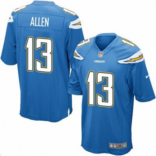 Men's San Diego Chargers #13 Keenan Allen Light Blue Alternate Stitched NFL Nike Game Jersey