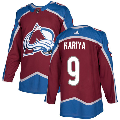 Adidas Colorado Avalanche #9 Paul Kariya Burgundy Home Authentic Stitched NHL Jersey