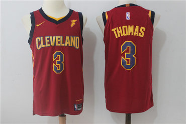 Nike Cleveland Cavaliers #3 Isaiah Thomas Red Stitched NBA Swingman Jersey