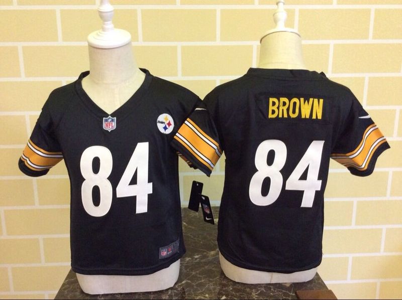 Toddler Pittsburgh Steelers #84 Antonio Brown Team Color NFL Nike Jersey