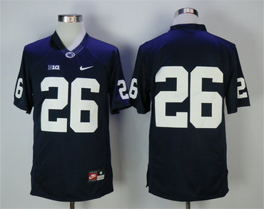 Penn State Nittany Lions 26 Saquon Barkley Navy College Football Jersey