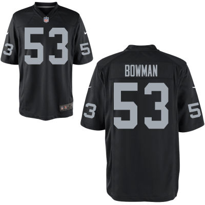 Men's Oakland Raiders #53 NaVorro Bowman Nike Black Elite Jersey