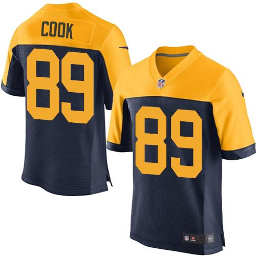 Nike Packers #89 Jared Cook Navy Blue Alternate Men's Stitched NFL New Elite Jersey