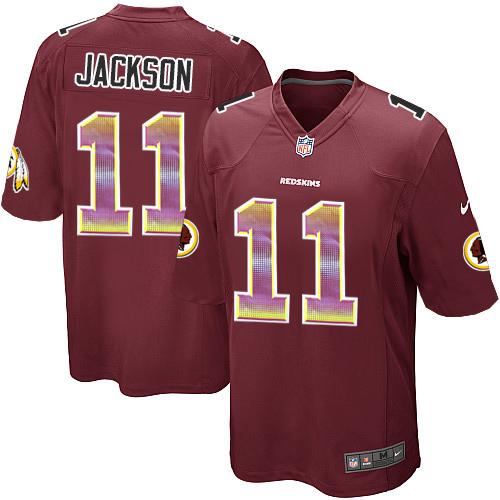 Nike Redskins #11 DeSean Jackson Burgundy Red Team Color Men's Stitched NFL Limited Strobe Jersey