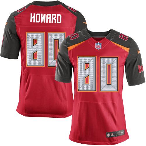 Nike Buccaneers #80 O. J. Howard Red Team Color Men's Stitched NFL New Elite Jersey