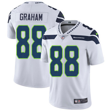 Nike Seattle Seahawks #88 Jimmy Graham White Men's Stitched NFL Vapor Untouchable Limited Jersey