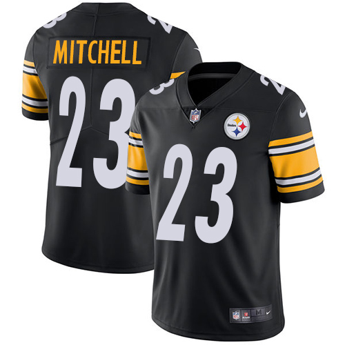 Nike Pittsburgh Steelers #23 Mike Mitchell Black Team Color Men's Stitched NFL Vapor Untouchable Limited Jersey