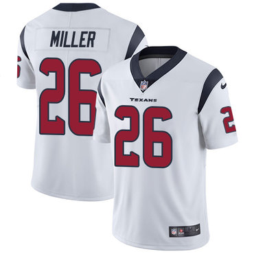 Nike Houston Texans #26 Lamar Miller White Men's Stitched NFL Vapor Untouchable Limited Jersey