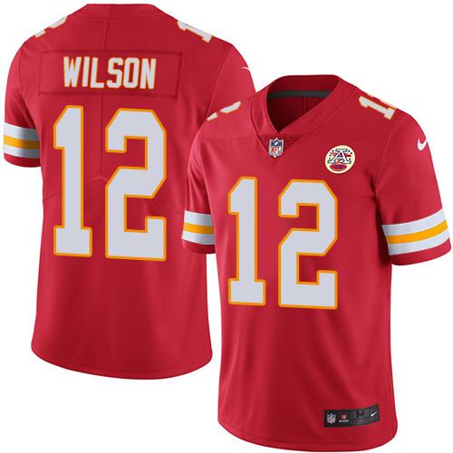 Nike Kansas City Chiefs #12 Albert Wilson Red Team Color Men's Stitched NFL Vapor Untouchable Limited Jersey