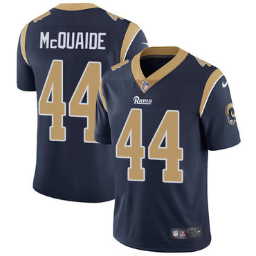 Nike Los Angeles Rams #44 Jacob McQuaide Navy Blue Team Color Men's Stitched NFL Vapor Untouchable Limited Jersey