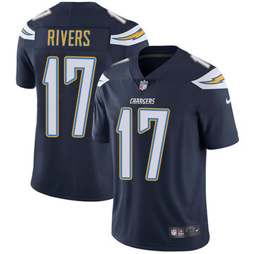 Nike San Diego Chargers #17 Philip Rivers Navy Blue Team Color Men's Stitched NFL Vapor Untouchable Limited Jersey