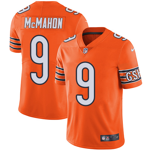 Nike Chicago Bears #9 Jim McMahon Orange Men's Stitched NFL Limited Rush Jersey