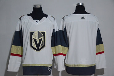 Men's Vegas Golden Knights Blank White 2017-2018 adidas Hockey Stitched NHL Jersey