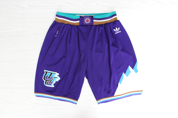 Men's Utah Jazz Purple Throwback short