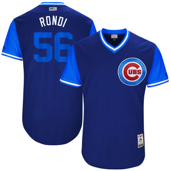 Men's Chicago Cubs Hector Rondon Rondi Majestic Royal 2017 Players Weekend Authentic Jersey