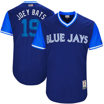 Men's Toronto Blue Jays Jose Bautista Joey Bats Majestic Royal 2017 Players Weekend Authentic Jersey