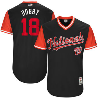 Men's Washington Nationals Ryan Raburn Bobby Navy 2017 Players Weekend Authentic Jersey