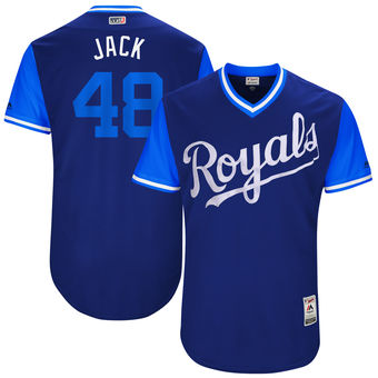 Men's Kansas City Royals Joakim Soria Jack Majestic Royal 2017 Players Weekend Authentic Jersey