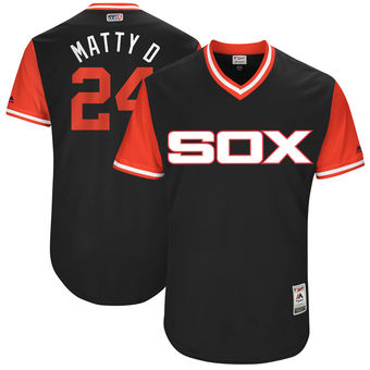 Men's Chicago White Sox Matt Davidson Matty D Majestic Black 2017 Players Weekend Authentic Jersey