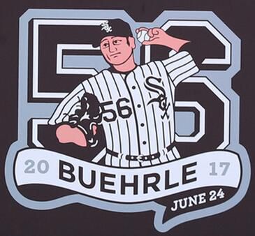 2017 Chicago White Sox #56 Mark Buehrle Retirement Patch