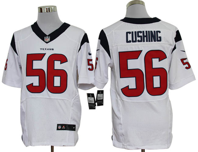 Size 60 4XL-Brian Cushing Houston Texans #56 White Stitched Nike Elite NFL Jerseys