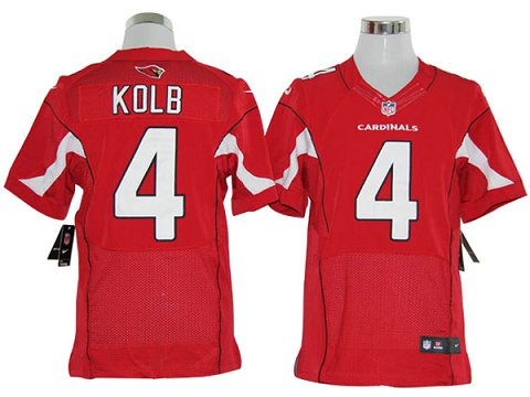 Size 60 4XL-Kevin Kolb Arizona Cardinals #4 Red Stitched Nike Elite NFL Jerseys