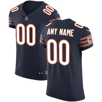 Men's Chicago Bears Nike Navy Vapor Untouchable Custom Elite Jersey