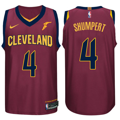 Nike NBA Cleveland Cavaliers #4 Iman Shumpert Jersey 2017-18 New Season Wine Red Jersey