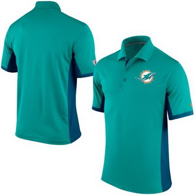 Men's Miami Dolphins Nike Aqua Team Issue Performance Polo