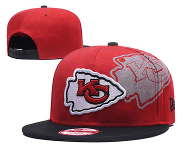 NFL Kansas Chiefs Team Logo Red Adjustable Hat