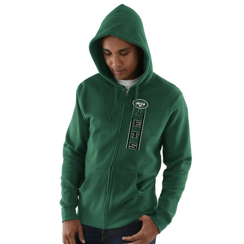 New York Jets Hook and Ladder Full-Zip Hoodie - Green