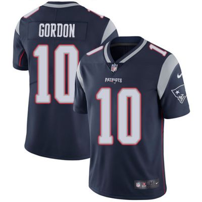 Men's NFL New England Patriots #10 Josh Gordon Navy Blue Home Vapor Untouchable Limited Nike Jersey 