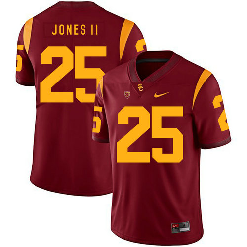 USC Trojans 25 Ronald Jones II Red College Football Jersey