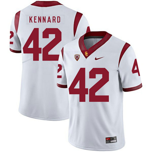 USC Trojans 42 Devon Kennard White College Football Jersey