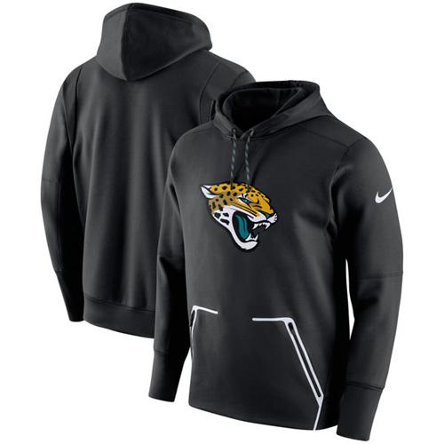 Men's Jacksonville Jaguars Nike Black Champ Drive Vapor Speed Pullover Hoodie