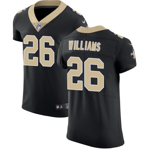 Nike New Orleans Saints #26 P.J. Williams Black Team Color Men's Stitched NFL Vapor Untouchable Elite Jersey