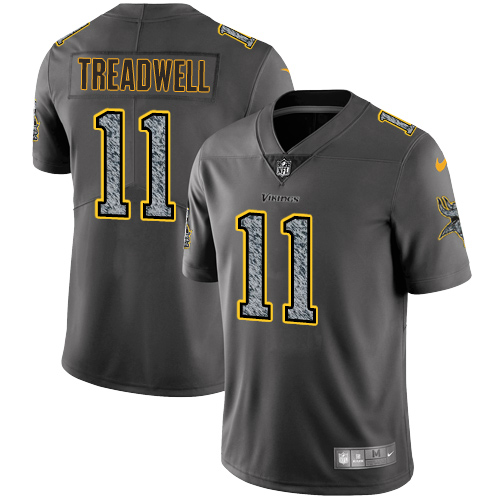 Nike Vikings #11 Laquon Treadwell Gray Static Men's Stitched NFL Vapor Untouchable Limited Jersey