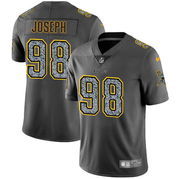 Nike Vikings #98 Linval Joseph Gray Static Men's Stitched NFL Vapor Untouchable Limited Jersey