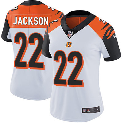 Women's Nike Cincinnati Bengals #22 William Jackson White Stitched NFL Vapor Untouchable Limited Jersey