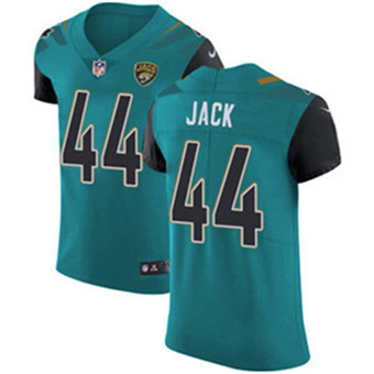 Men's Nike Jacksonville Jaguars #44 Myles Jack Teal Green Team Color Stitched NFL Vapor Untouchable Elite Jersey