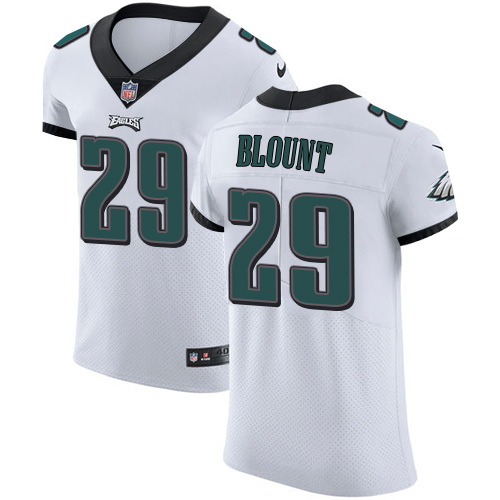 Men's Nike Philadelphia Eagles #29 LeGarrette Blount White Stitched NFL Vapor Untouchable Elite Jersey