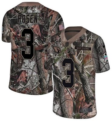 Nike Cardinals #3 Josh Rosen Camo Men's Stitched NFL Limited Rush Realtree Jersey