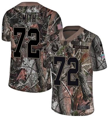 Nike Colts #72 Braden Smith Camo Men's Stitched NFL Limited Rush Realtree Jersey