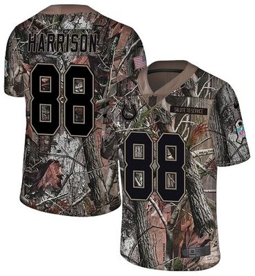 Nike Colts #88 Marvin Harrison Camo Men's Stitched NFL Limited Rush Realtree Jersey