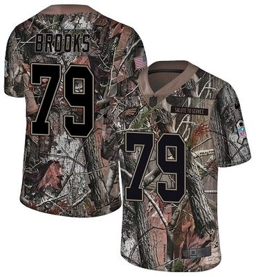 Nike Eagles #79 Brandon Brooks Camo Men's Stitched NFL Limited Rush Realtree Jersey